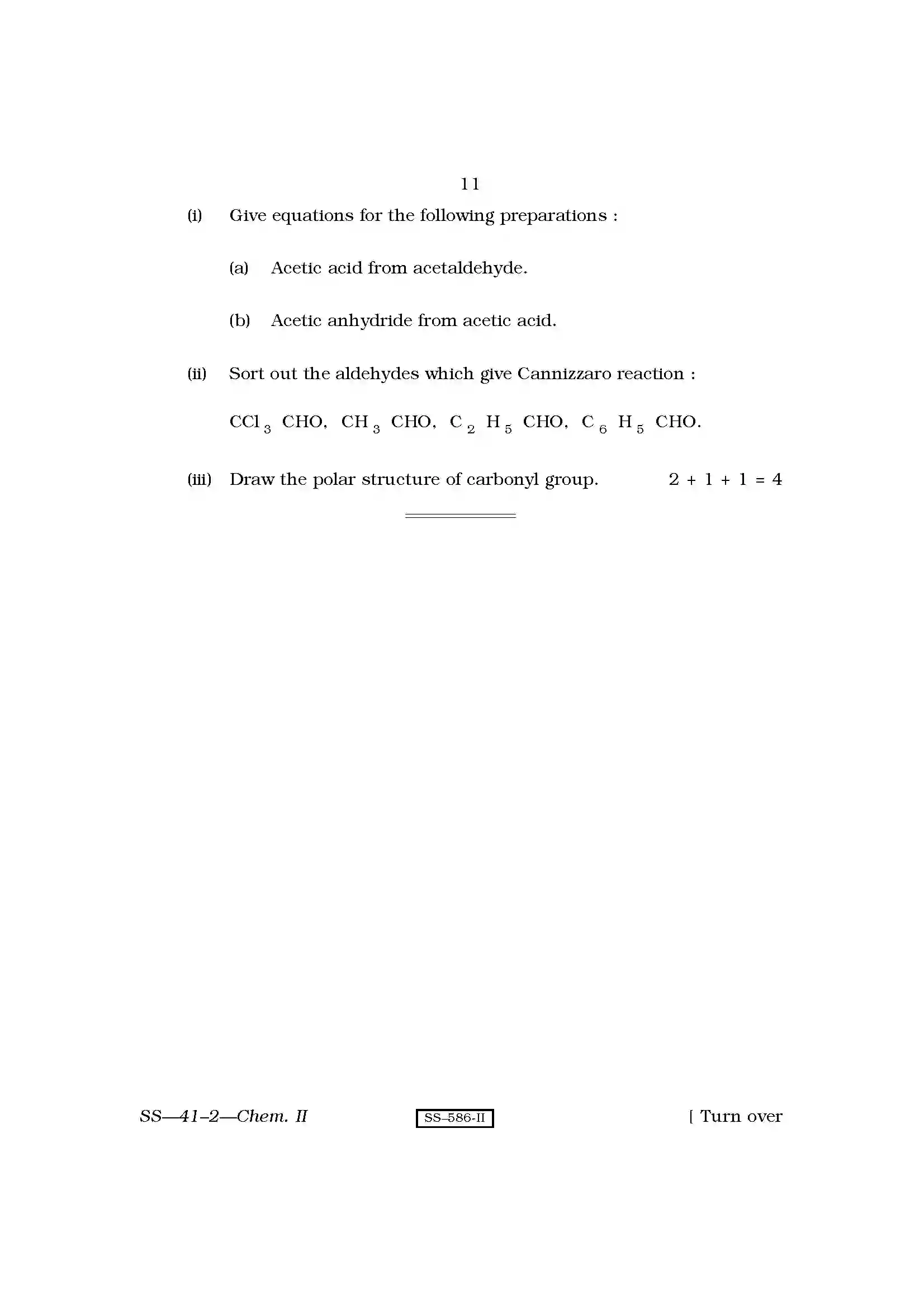 RBSE Class 12th 2010 Chemistry-SS-41-2-2010 Previous Year Paper 11