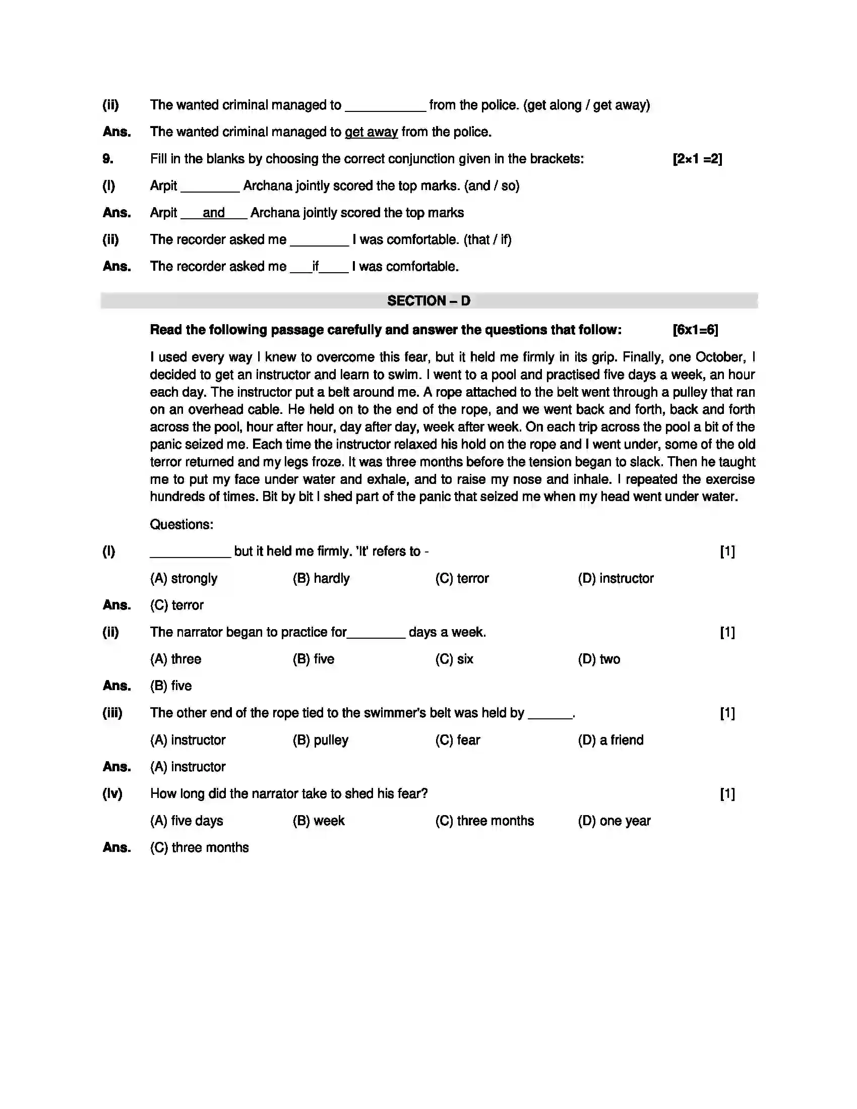 RBSE Class 12th 2024 English-SS-02-2024 Previous Year Paper 8