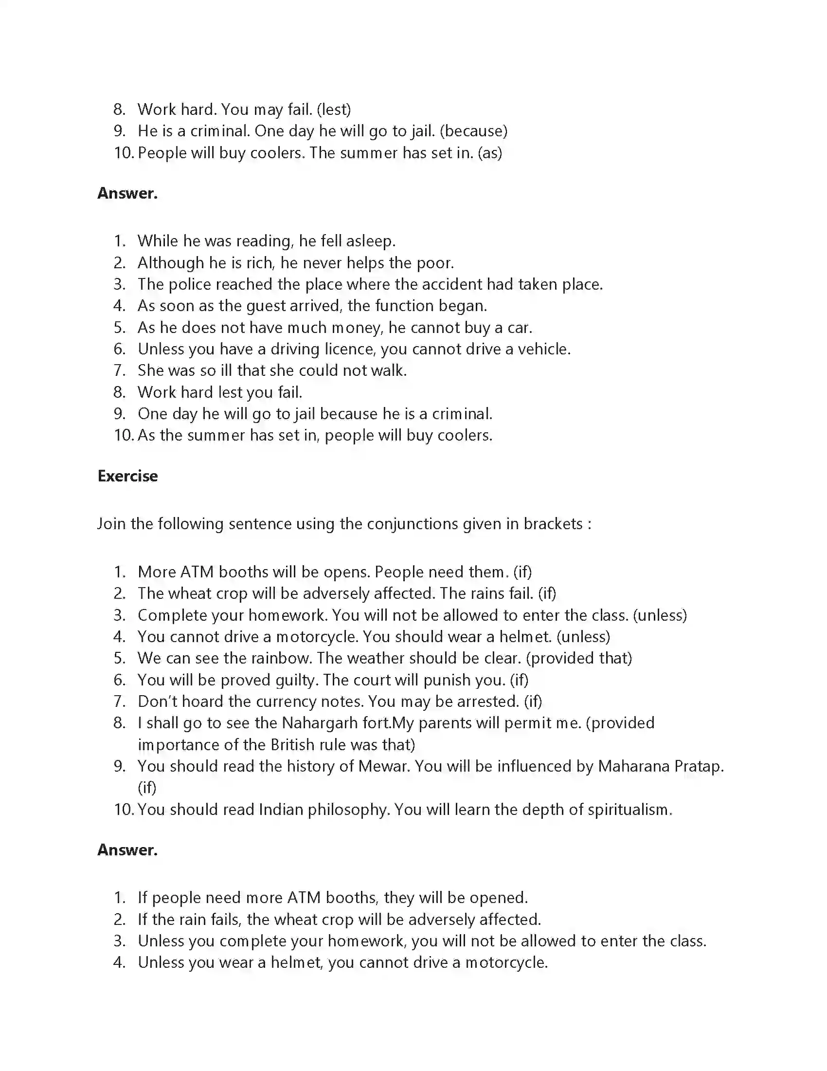 RBSE Class 10th अंग्रेज़ी The Betrayal of Faith Solution 13