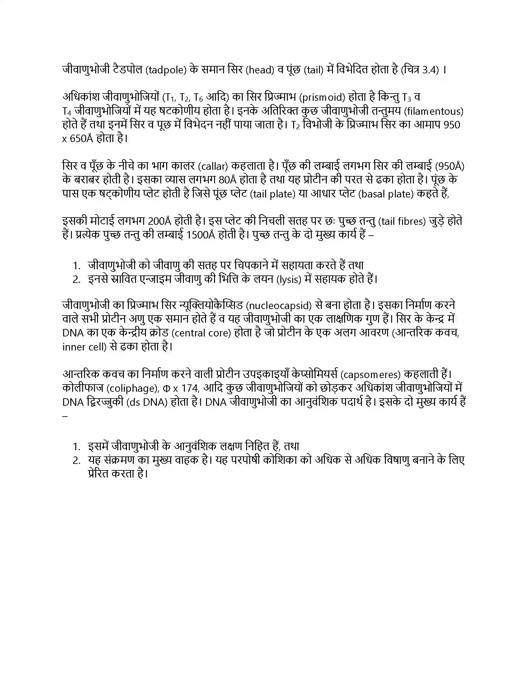 RBSE Class 11th जीव विज्ञान विषाणु या वाइरस Solution 11
