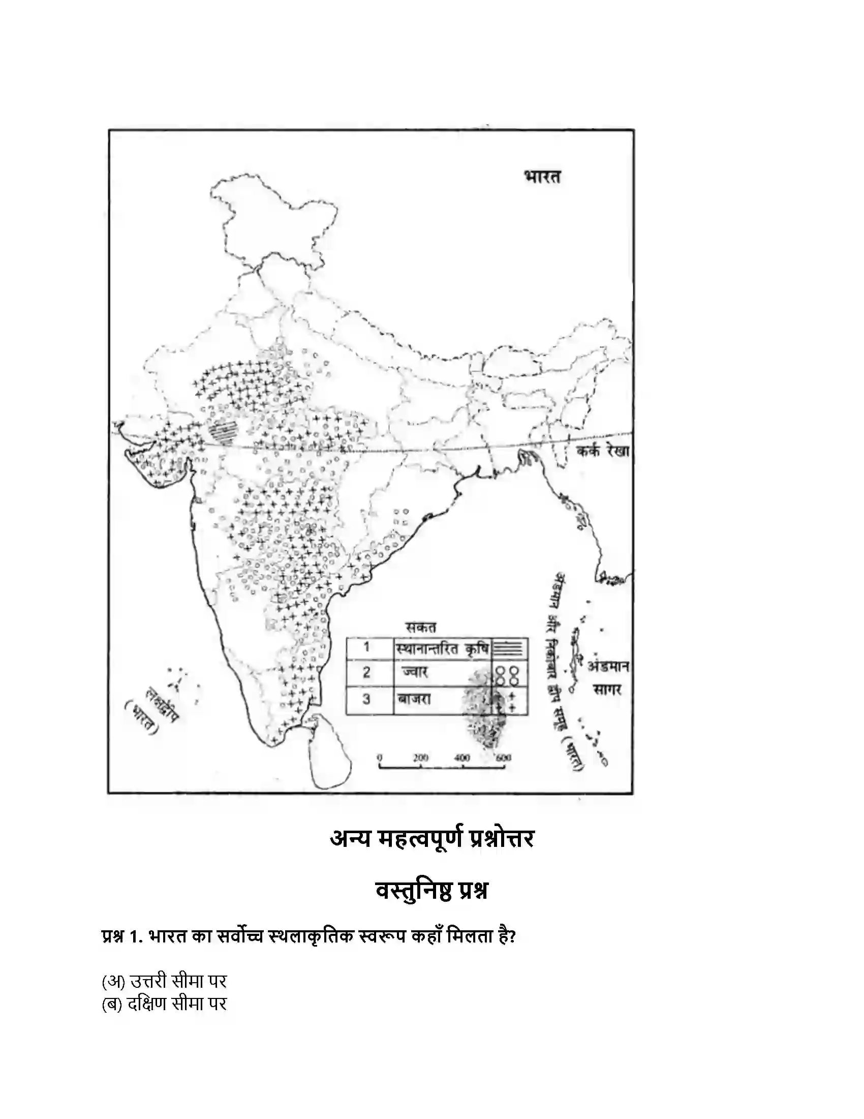 RBSE Class 11th भारत का भूगोल भारत की विविधताओं में एकता Solution 7