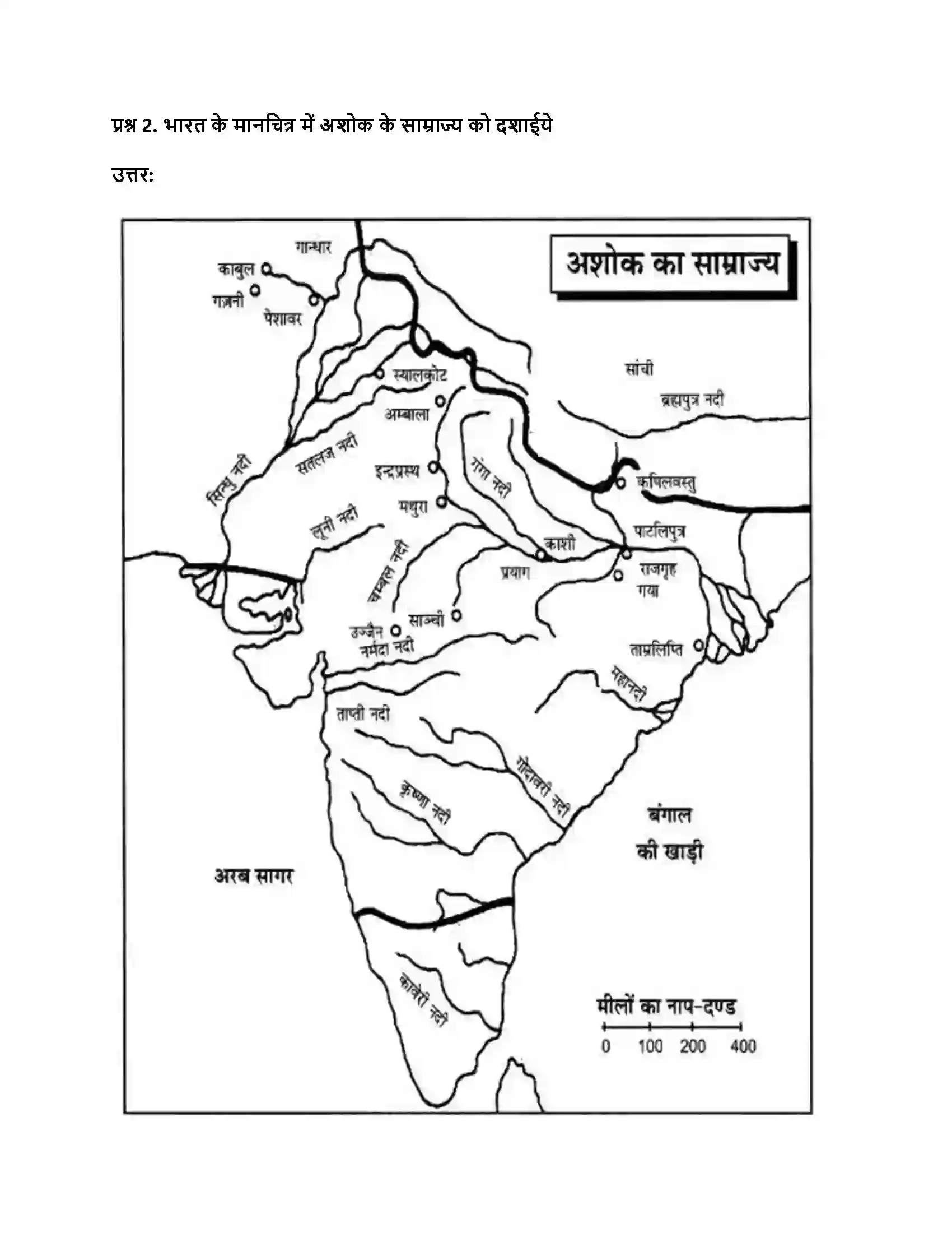 RBSE Class 12th इतिहास भारतीय इतिहास के स्वर्णिम पृष् Solution 56