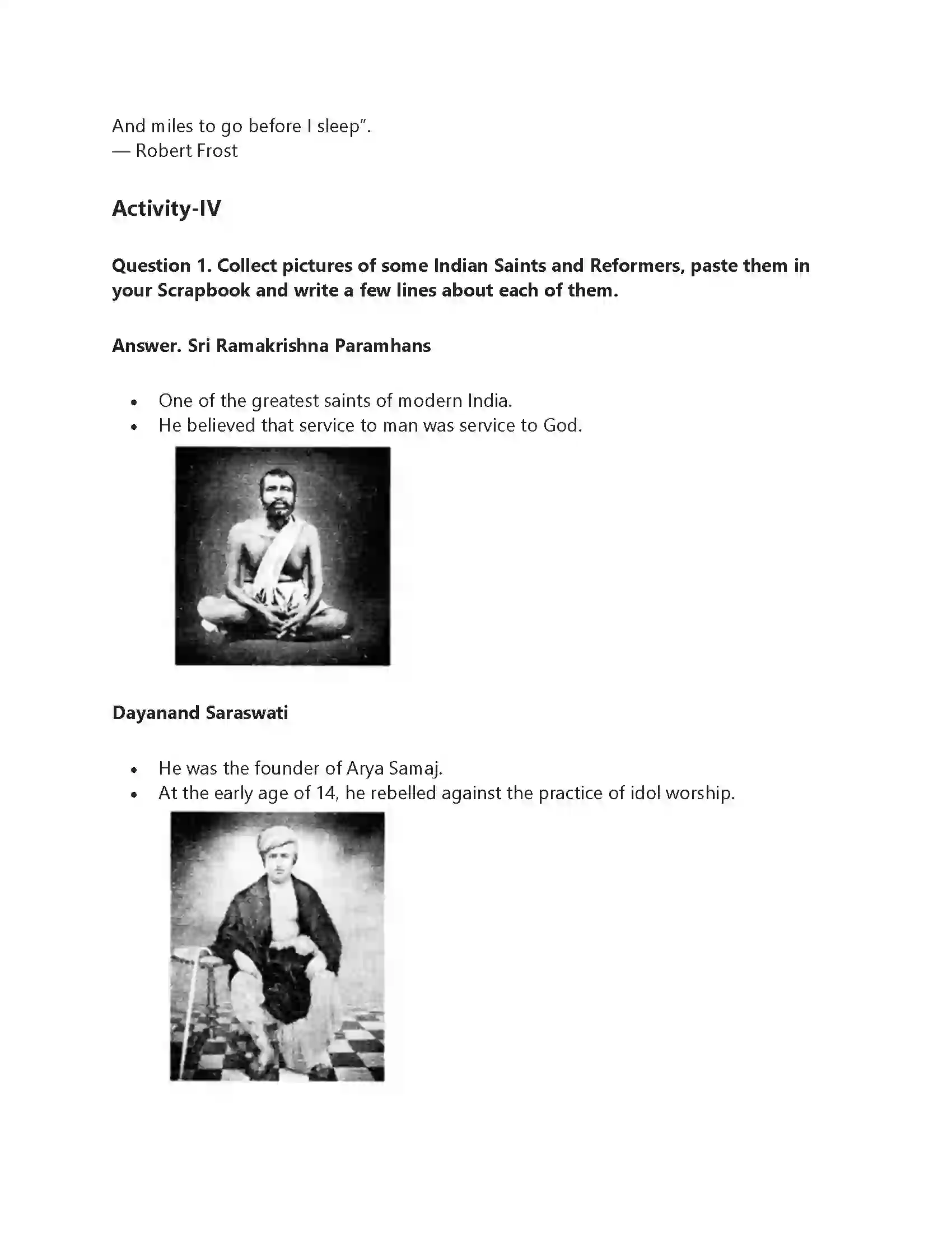 RBSE Class 8th अंग्रेज़ी The Song of the Free Solution 6