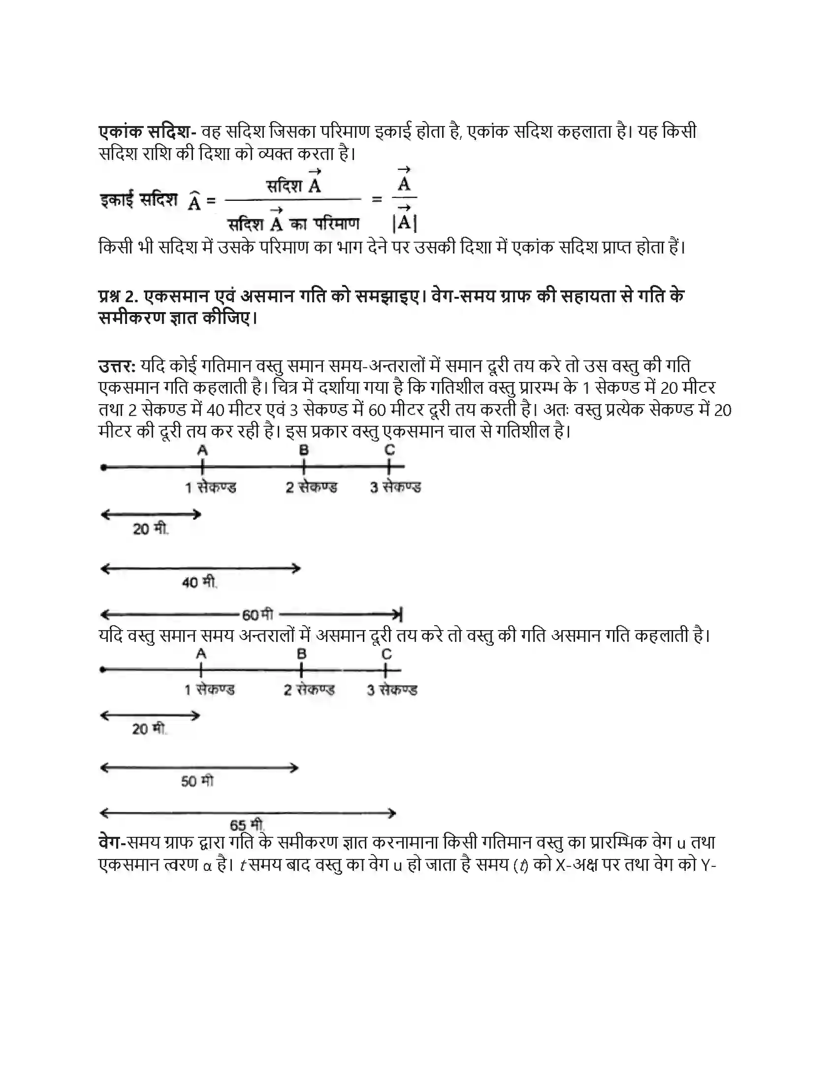 RBSE Class 9th विज्ञान बल और गति Solution 15