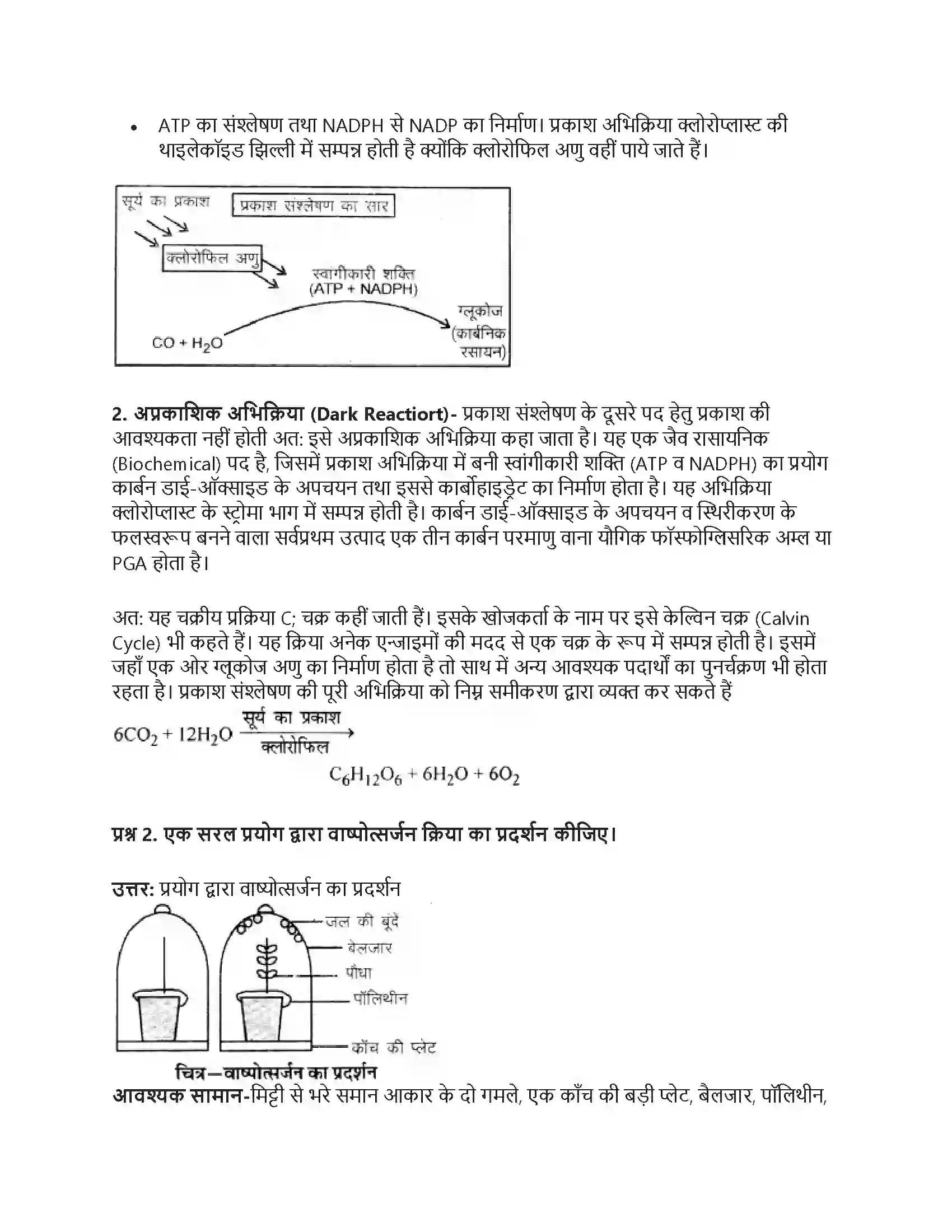RBSE Class 9th विज्ञान सजीवों की प्रमुख क्रियाएँ। Solution 44